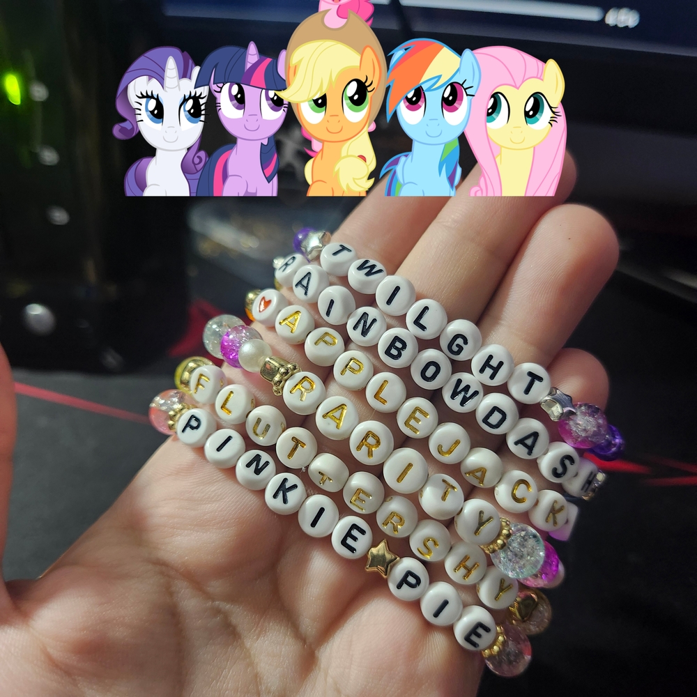 My Little Pony Beaded Bracelet Set